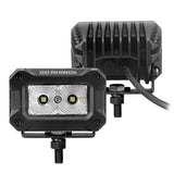 Go Rhino Bright Series Lights Pair of 3x2 Rectangle LED Flood Light Kit Black Go Rhino