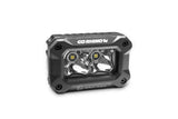 Go Rhino Bright Series Lights Pair of 3x2 Rectangle LED Spot Light Kit Black Go Rhino