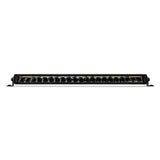 Go Rhino Blackout Combo Series Lights 20.5 Inch Single Row LED Light Bar With Amber Lighting Black Go Rhino