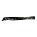 Go Rhino Blackout Combo Series Lights 20.5 Inch Single Row LED Light Bar With Amber Lighting Black Go Rhino