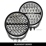 Go Rhino Blackout Series Lights 9 Inch Round Single LED Spot Light Kit W/Daytime Running Lights Black 2026-2026 Chevrolet Suburban 2026-2026 Chevrolet Tahoe Go Rhino