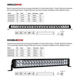 Go Rhino Bright Series Lights 50 Inch Double Row LED Light Bar Black Go Rhino