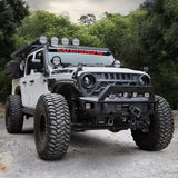 Go Rhino Blackout Combo Series Lights 32 Inch Double Row LED Light Bar With Amber Lighting Black Go Rhino