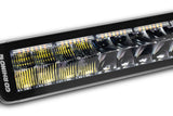 Go Rhino Blackout Combo Series Lights 32 Inch Double Row LED Light Bar With Amber Lighting Black Go Rhino