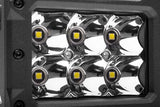 Go Rhino Bright Series Lights Pair of 4x3 Rectangle LED Spot Light Kit Black Go Rhino