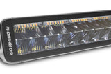 Go Rhino Blackout Combo Series Lights 42 Inch Double Row LED Light Bar With Amber Lighting Black Go Rhino