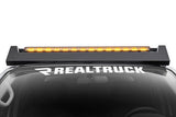 Go Rhino Blackout Combo Series Lights 39.5 Inch Single Row LED Light Bar With Amber Lighting Black Go Rhino