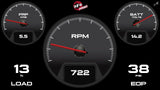 Agd 5-1/2 Inch Digital Gauge Display Monitor Dodge/Ram/Ford/GM Diesel Trucks 08-23 L6-6.7L (td)/V8-6.4L/6.6L/6.7L (td) aFe Power