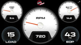 Agd 5-1/2 Inch Digital Gauge Display Monitor Dodge/Ram/Ford/GM Diesel Trucks 08-23 L6-6.7L (td)/V8-6.4L/6.6L/6.7L (td) aFe Power