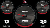 Agd 5-1/2 Inch Digital Gauge Display Monitor Dodge/Ram/Ford/GM Diesel Trucks 08-23 L6-6.7L (td)/V8-6.4L/6.6L/6.7L (td) aFe Power