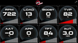 Agd 5-1/2 Inch Digital Gauge Display Monitor Dodge/Ram/Ford/GM Diesel Trucks 08-23 L6-6.7L (td)/V8-6.4L/6.6L/6.7L (td) aFe Power