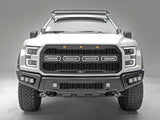 Scorpion Complete Replacement Tread Design Grille Flat Black w/ LED Lights Ford F-150 Raptor 17-20 aFe Power