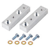 JK Rear Sway Bar Drop Bracket Kit Billet Alum 1.0 Inch Drop 07-18 Wrangler JK/JKU Synergy MFG