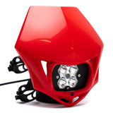 Squadron 2.0 Sport Motorcycle (D/C) LED Headlight Kit w/Shell Universal Spot Clear Baja Designs