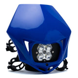 Squadron 2.0 Sport Motorcycle (A/C) LED Headlight Kit w/Shell Universal Spot Clear Baja Designs