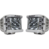 Flood Surface Mount White Housing Pair D-SS Pro RIGID Industries