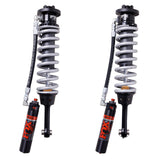 Shock Absorber 10-14 Ford Raptor Front Coilover Internal Bypass 3.0 Series Remote Reservoir 7.6 Inch 0-2 Inch Lift Cerakote Dual Speed Compression Kit FOX