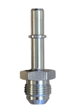 -8 AN to 3/8" Male Quick Connect Fuel Line Adapter Fitting for 6.6 Duramax Chevy
