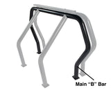 Bed Bar Component B Main Bar Black Powdercoat 1975-1978 GMC C15/K15 1975-1983 Ford F-100 1975-1986 Chevrolet C10/K10 Go Rhino