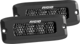 Spot Diffused Midnight Flush Mount Pair SR-Q Pro RIGID Industries