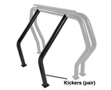 Bed Bar Component Pair of Kickers (Between Wheel Wells) Black Powdercoat 1975-1983 Ford F-100 1975-1986 Chevrolet C10/C20/C30  Go Rhino