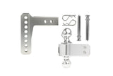 2.0 inch Aluminum Medium Duty 4 inch Drop/Rise Hitch BulletProof Hitch