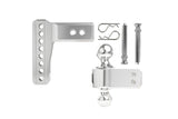 2.5 inch Aluminum Medium Duty 4 inch Drop/Rise Hitch BulletProof Hitch