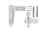 2.5 inch Aluminum Medium Duty 6 inch Drop/Rise Hitch BulletProof Hitch