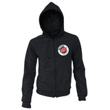 Synergy Cracked Zip Up Hoodie Large Black Synergy MFG