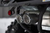 25-Up Can-Am Outlander 850/1000R 6-Inch Single Slip-on System, Dual Outlet with CF Tips, Performance Series MBRP