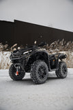 25-Up Can-Am Outlander 850/1000R 6-Inch Single Slip-on System, Dual Outlet with CF Tips, Performance Series MBRP