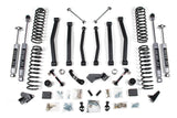 4 Inch Lift Kit Jeep Wrangler JK 12-18 2-Door Fixed Link Sway Bar BDS Suspension