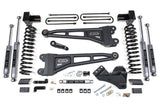 4 Inch Lift Kit w/ Radius Arm Ford F250/F350 Super Duty 17-19 4WD Gas 5 Inch Block 3 Leaf Main BDS Suspension