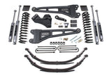 6 Inch Lift Kit w/ Radius Arm Ford F250/F350 Super Duty 11-16 4WD Diesel Factory 2 Inch Rear Blocks BDS Suspension