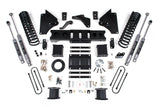 6 Inch Lift Kit Ram 3500 w/ Rear Air Ride 13-18 4WD Diesel 6 Bolt Indexing Ring BDS Suspension