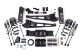 4 Inch Lift Kit w/ Radius Arm Ram 3500 19-23 4WD Gas No Factory Rear Overload Leaf BDS Suspension