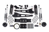 4 Inch Lift Kit w/ Radius Arm Ram 3500 19-23 4WD Gas No Factory Rear Overload Leaf BDS Suspension