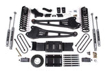 4 Inch Lift Kit w/ Radius Arm 2 Inch Rear Block Ram 3500 19-24 4WD Diesel With Factory Rear Overload Leaf 6 Bolt BDS Suspension