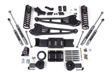 4 Inch Lift Kit w/ Radius Arm Ram 2500 w/ Rear Air Ride 19-24 4WD Gas BDS Suspension