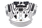 8 Inch Lift Kit w/ 4-Link Ram 3500 19-24 4WD Diesel With Factory Rear Overload Leaf 6 Bolt BDS Suspension