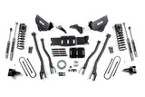 6 Inch Lift Kit w/ 4-Link Ram 3500 13-18 4WD Diesel 5 Inch Block 8 Bolt Indexing Ring BDS Suspension