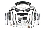 8 Inch Lift Kit w/ 4-Link Ram 3500 13-18 4WD Diesel 5 Inch Block Add A Leaf 8 Bolt Indexing Ring BDS Suspension