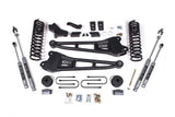 4 Inch Lift Kit w/ Radius Arm Ram 3500 w/ Rear Air Ride 13-18 4WD Gas BDS Suspension