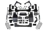 2025 Silverado/Sierra 1500 4WD 4 Inch Suspension Lift Kit 3.0 Diesel / 2.7 Gas 3 Inch Rear Block BDS Suspension