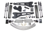 6 Inch Lift Kit w/ Radius Arm Ford F250/F350 Super Duty 05-07 4WD Gas 4 Inch Block Add A Leaf with Overload BDS Suspension