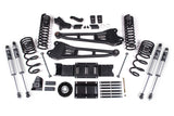 2025 Ram 2500 4WD (Diesel) 4 Inch Radius Arm Suspension Lift Kit W/ Indexing Ring, 2.5 Inch Rear Lift, Coil Spring BDS Suspension