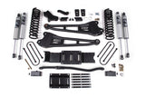 25-26 Ram 3500 4WD (Diesel) 4 Inch Radius Arm Suspension Lift Kit, 2 Inch Rear Lift w/o Overload, Block BDS Suspension