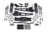 25-26 Ram 3500 4WD (Diesel) 4 Inch Radius Arm Suspension Lift Kit, 2 Inch Rear Lift w/ Overload, Block BDS Suspension