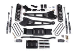 25-26 Ram 3500 4WD (Diesel) 4 Inch Radius Arm Suspension Lift Kit, 2 Inch Rear Lift w/ Overload, Block BDS Suspension
