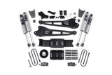 25-26 Ram 3500 (Diesel) 4 Inch Radius Arm Suspension Lift Kit W/ Indexing Ring, 2 Inch Rear Lift w/ Overload, Block BDS Suspension